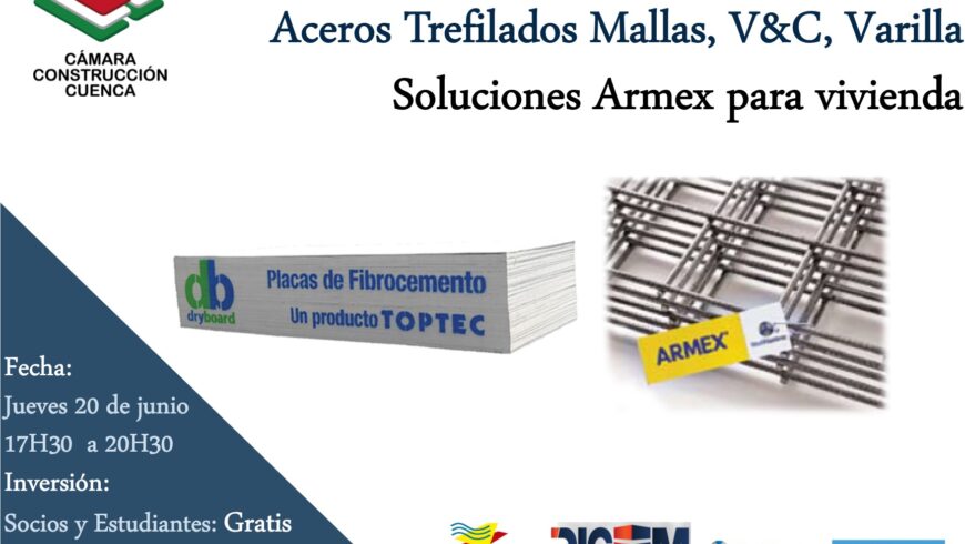 SISTEMA DE CONSTRUCCIÓN EN SECO DRYBOARD, PRÁCTICA DE MURO, TEJAS ONDULADAS – ONDULADA PECOSA,  Y CASTELLANA  IDEAL ALAMBREC, ACEROS TREFILADOS MALLAS, V&C, VARILLA, SOLUCIONES ARMEX PARA VIVIENDA, NORMAS INEN, USOS EN VIVIENDA, OTRAS APLICACIONES