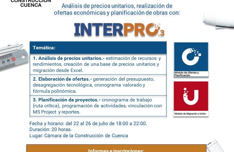 ANÁLISIS DE PRECIOS UNITARIOS CON INTERPRO 3