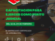 CURSO DE CAPACITACIÓN PARA EJERCER COMO PERITO JUDICIAL