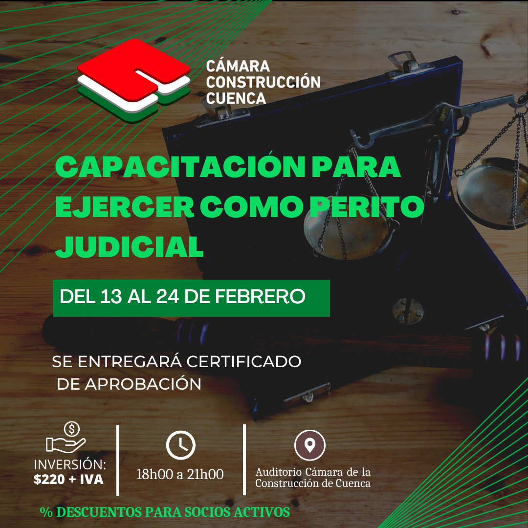 CURSO DE CAPACITACIÓN PARA EJERCER COMO PERITO JUDICIAL