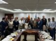 Reunión con el presidente de la república y representantes de estado