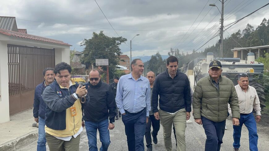 Visita del Ministro de Transporte y Obras Públicas